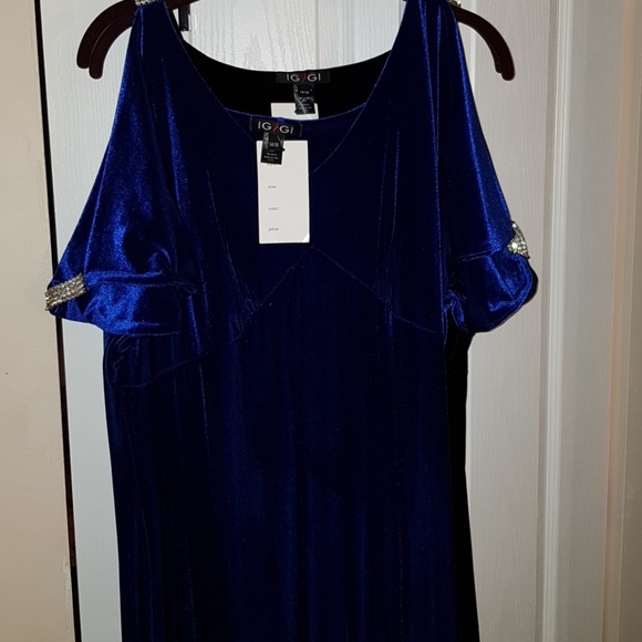 🚫SOLD🚫 Igigi Crown Velvet Gown Dress 14/16 - Picture 7 of 8